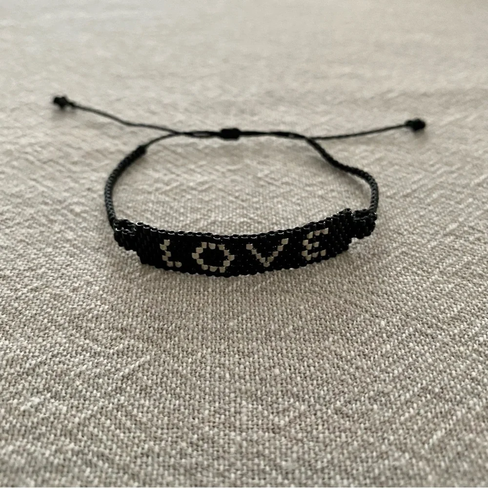 Handmade Gold/Silver Plated Love Bracelet - Picture 5 of 5
